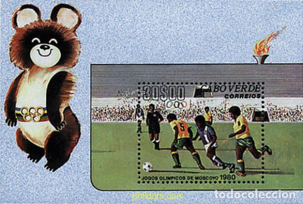 Sellos: 54381 MNH CABO VERDE 1980 22 JUEGOS OLIMPICOS VERANO MOSCU 1980