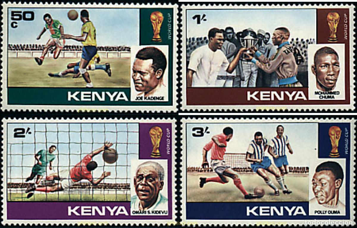 Sellos: 27540 MNH KENIA 1978 COPA DEL MUNDO DE FUTBOL. ARGENTINA-78