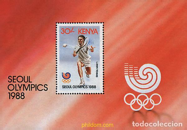 Sellos: 48031 MNH KENIA 1988 24 JUEGOS OLIMPICOS VERANO SEUL 1988