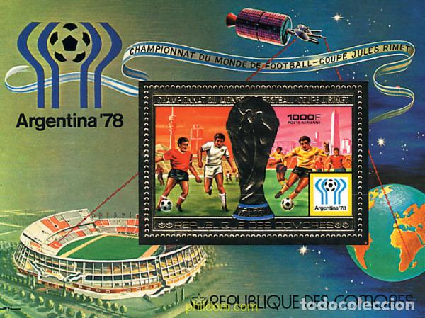 Sellos: 73058 MNH COMORES 1978 COPA DEL MUNDO DE FUTBOL. ARGENTINA-78