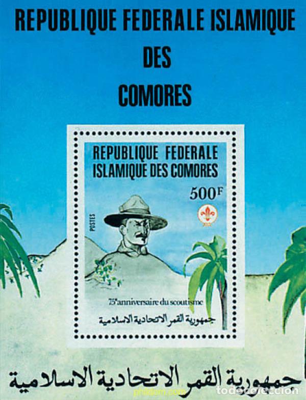 Sellos: 42622 MNH COMORES 1982 75 ANIVERSARIO DEL ESCULTISMO