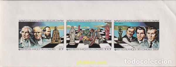 Sellos: 20304 MNH COMORES 1979 GRANDES MAESTROS DEL AJEDREZ