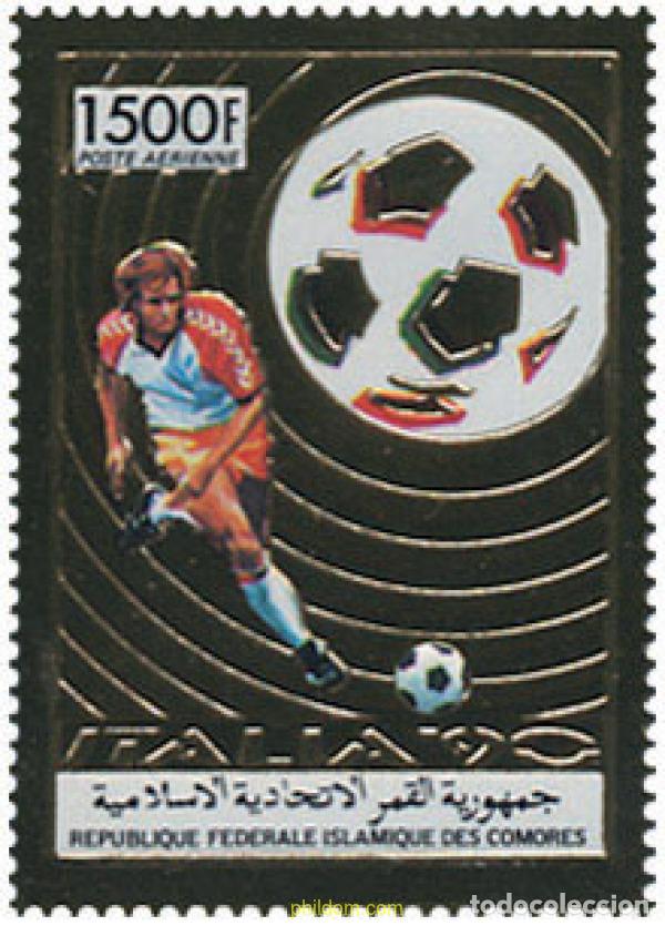 Sellos: 73159 MNH COMORES 1989 COPA DEL MUNDO DE FUTBOL. ITALIA-90