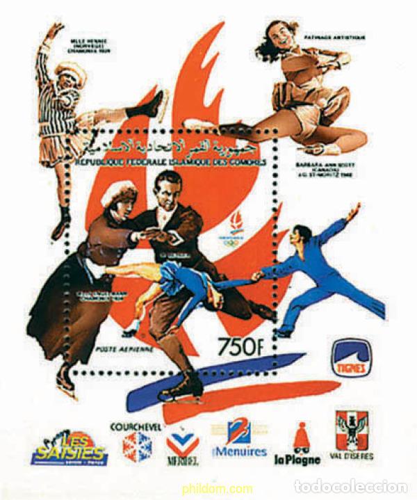 Sellos: 73166 MNH COMORES 1990 16 JUEGOS OLIMPICOS INVIERNO ALBERTVILLE 1992