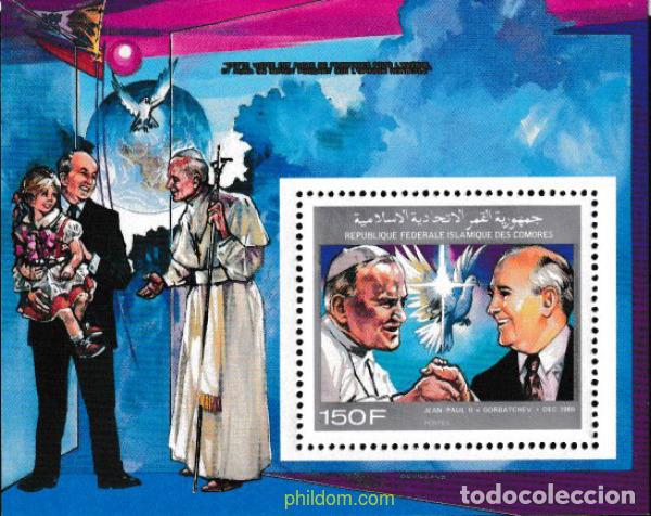 Sellos: 609267 MNH COMORES 1990 PERSONAJES Y GRANDES ACONTECIMIENTOS