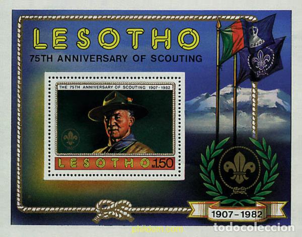 Briefmarken: 49871 MNH LESOTHO 1982 75 ANIVERSARIO DEL ESCULTISMO