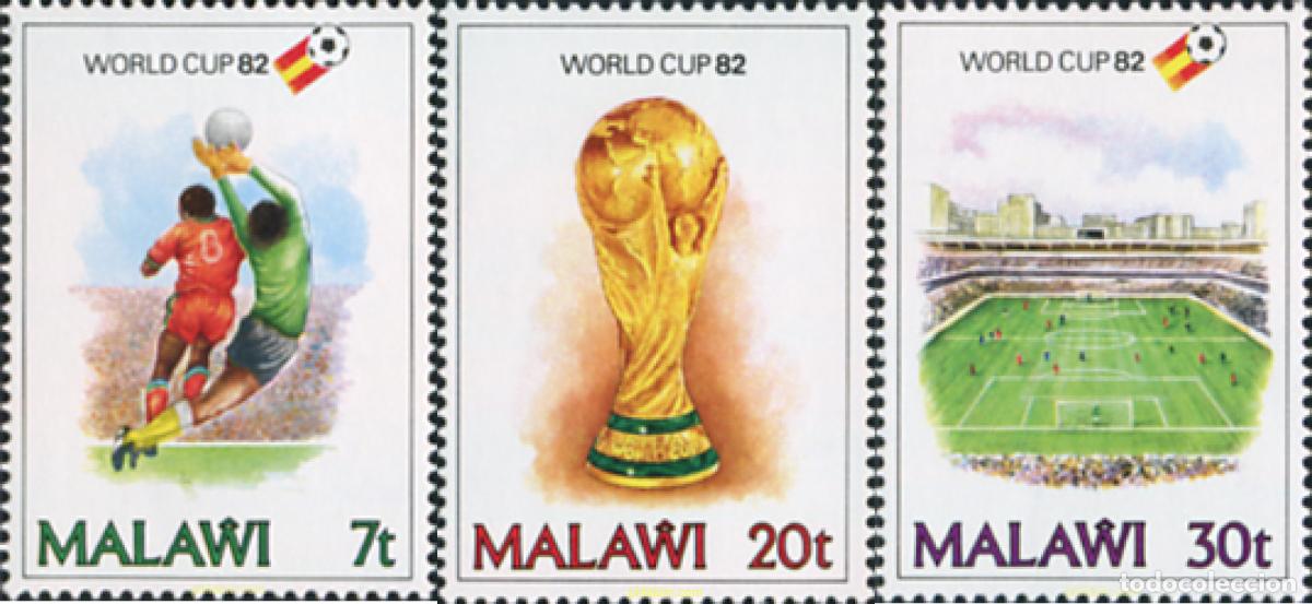 Sellos: 27574 MNH MALAWI 1982 COPA DEL MUNDO DE FUTBOL. ESPA&Ntilde;A-82