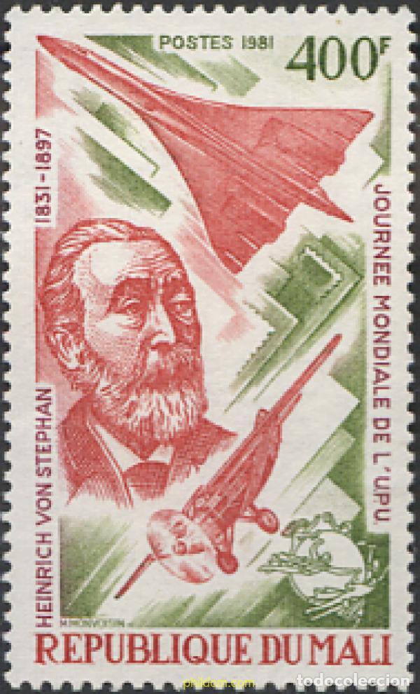 Selos: 38547 MNH MALI 1981 150 ANIVERSARIO DEL NACIMIENTO DE HEINRICH VON STEPHAN