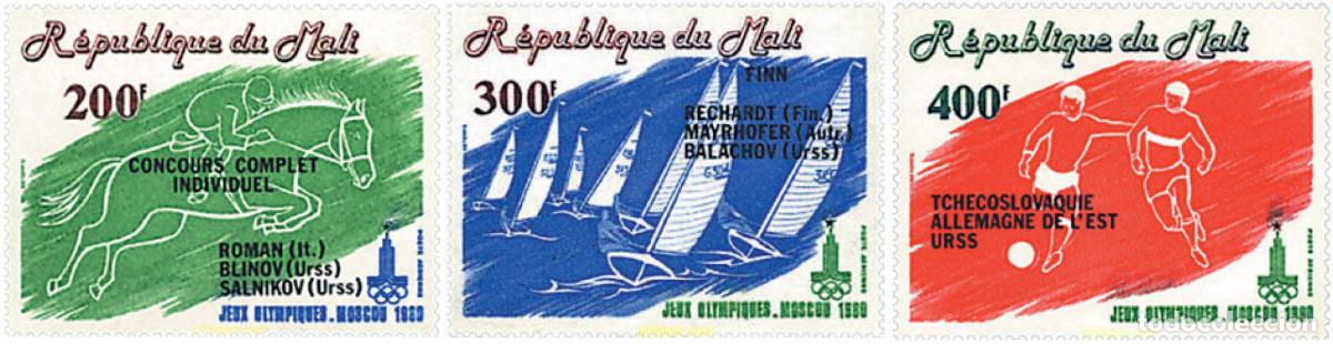 Selos: 69808 MNH MALI 1980 22 JUEGOS OLIMPICOS VERANO MOSCU 1980