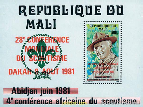 Selos: 38545 MNH MALI 1981 28 CONFERENCIA MUNDIAL DE ESCULTISMO EN DAKAR