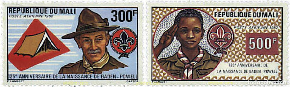 Sellos: 42638 MNH MALI 1982 125 ANIVERSARIO DE LORD BADEN-POWELL