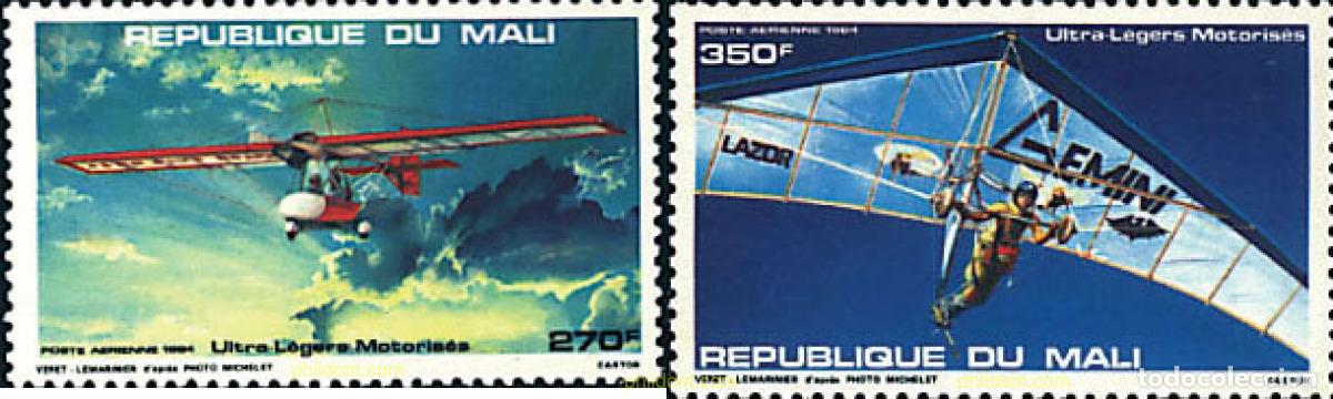 Sellos: 27606 MNH MALI 1984 ULTRALIGEROS