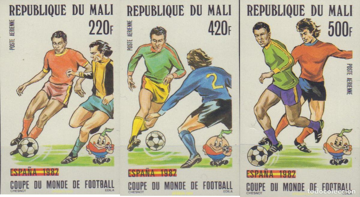 Sellos: 104747 MNH MALI 1982 COPA DEL MUNDO DE FUTBOL. ESPA&Ntilde;A-82