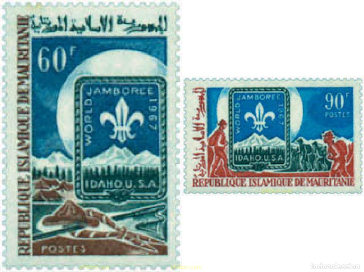 Sellos: 42640 MNH MAURITANIA 1967 12 JAMBOREE MUNDIAL EN IDAHO