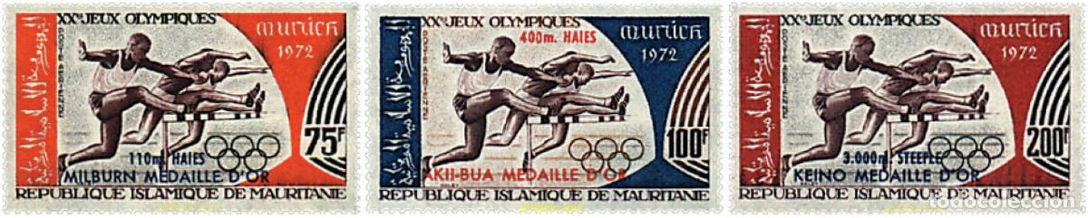 Sellos: 27618 MNH MAURITANIA 1972 20 JUEGOS OLIMPICOS VERANO MUNICH 1972