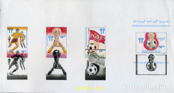 Sellos: 219802 MNH MAURITANIA 1978 COPA DEL MUNDO DE FUTBOL. ARGENTINA-78