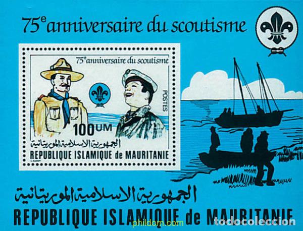 Sellos: 42641 MNH MAURITANIA 1982 75 ANIVERSARIO DEL ESCULTISMO
