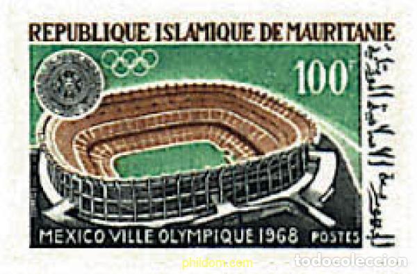 Briefmarken: 590139 MNH MAURITANIA 1967 19 JUEGOS OLIMPICOS VERANO MEXICO 1968 - 10 JUEGOS OLIMPICOS INVIERNO GR