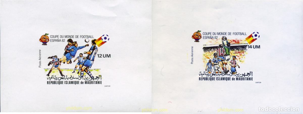 Stamps: 22031 MNH MAURITANIA 1982 COPA DEL MUNDO DE FUTBOL. ESPA&Ntilde;A-82