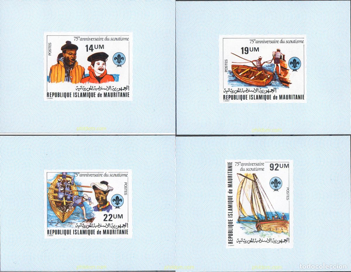 Sellos: 22032 MNH MAURITANIA 1982 75 ANIVERSARIO DEL ESCULTISMO