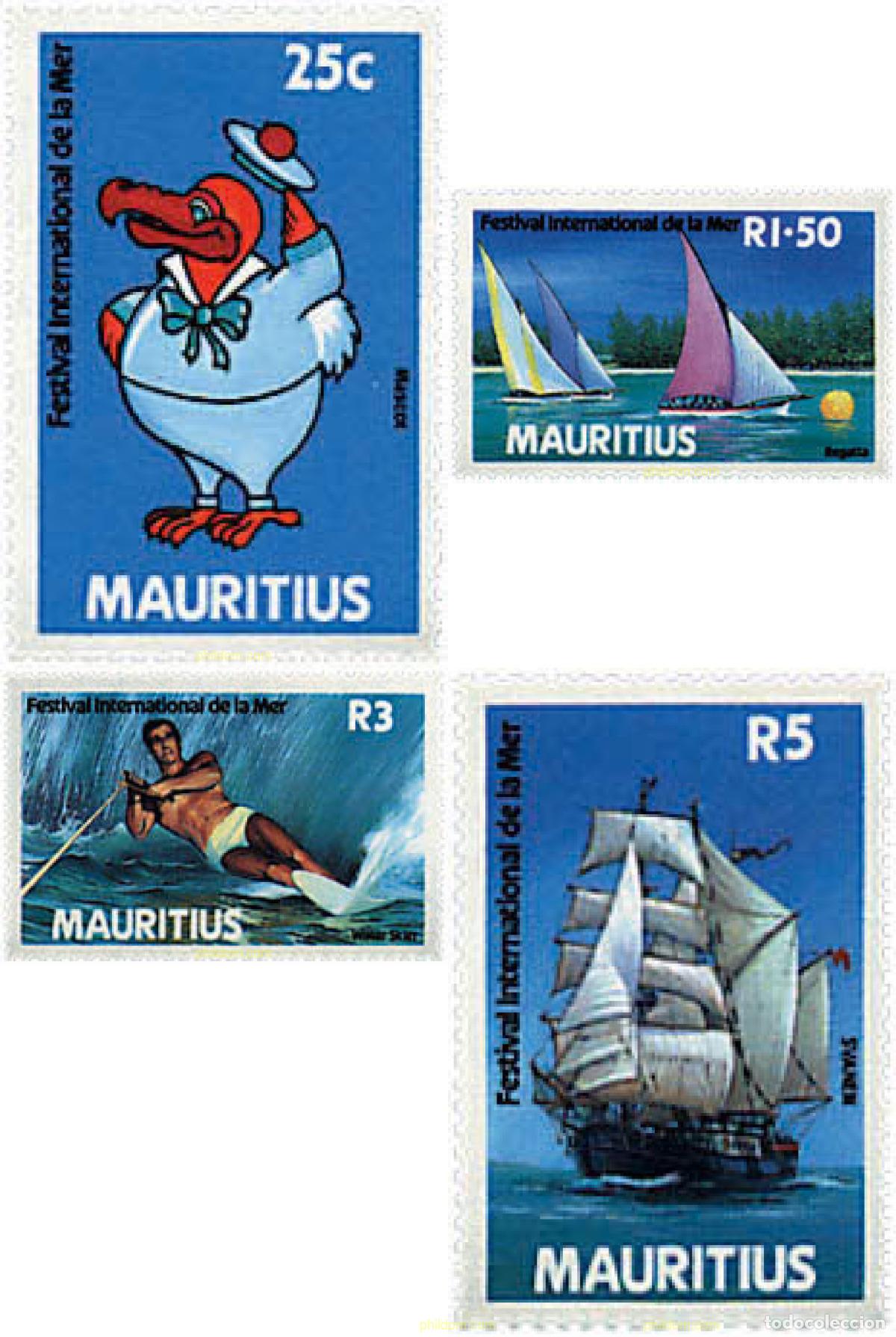 Sellos: 27623 MNH MAURICIO 1987 FESTIVAL NAUTICO