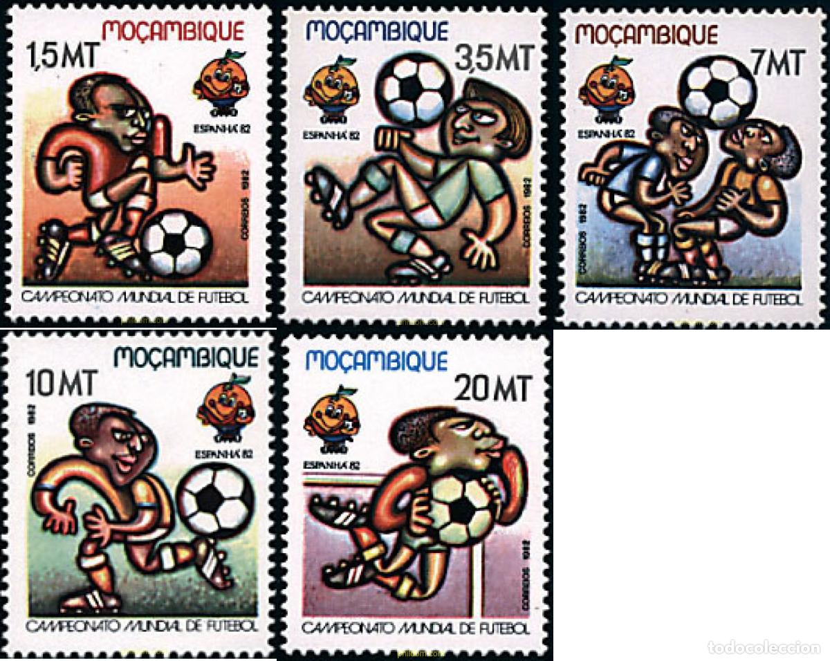 Sellos: 27630 MNH MOZAMBIQUE 1982 COPA DEL MUNDO DE FUTBOL. ESPA&Ntilde;A-82