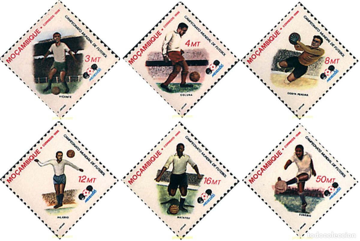 Sellos: 27634 MNH MOZAMBIQUE 1986 COPA DEL MUNDO DE FUTBOL. MEXICO-86