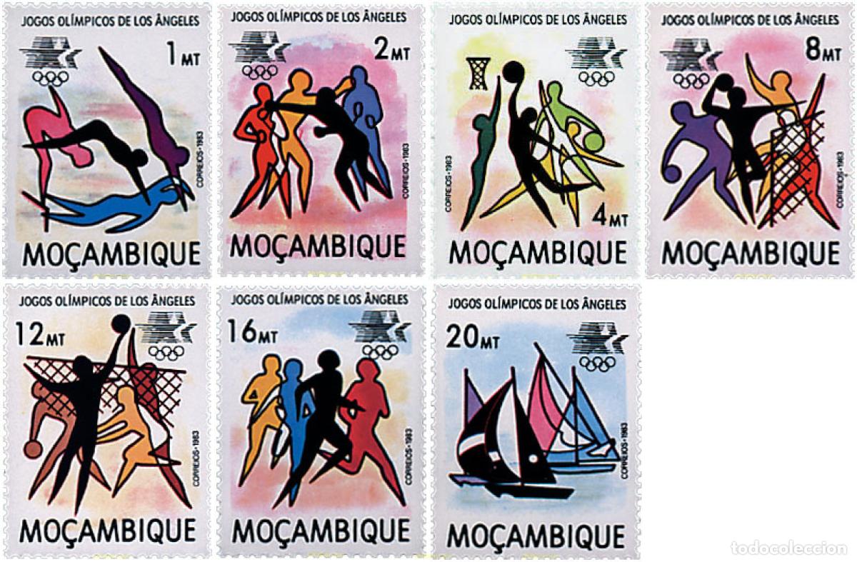 Sellos: 52988 MNH MOZAMBIQUE 1983 23 JUEGOS OLIMPICOS VERANO LOS ANGELES 1984