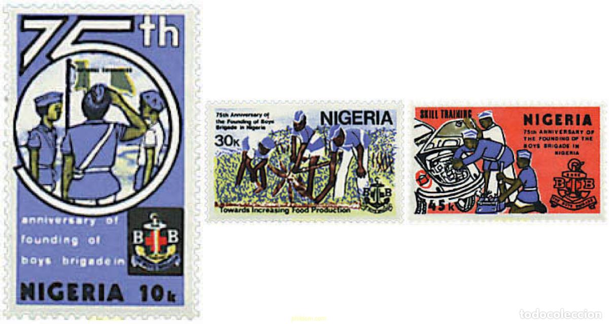 Sellos: 45148 MNH NIGERIA 1983 75 ANIVERSARIO DE LA BOYS BRIGADE