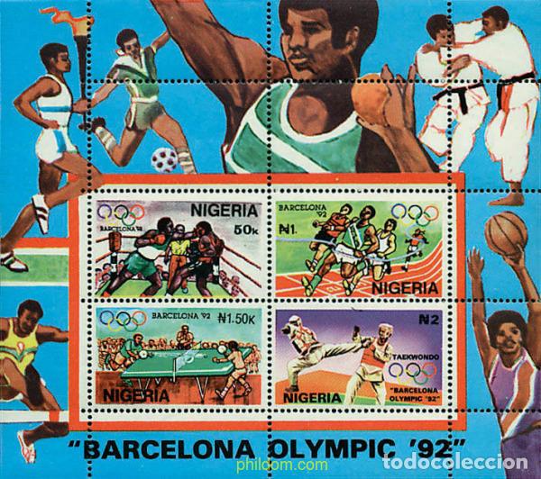 Sellos: 52134 MNH NIGERIA 1992 25 JUEGOS OLIMPICOS VERANO BARCELONA 1992