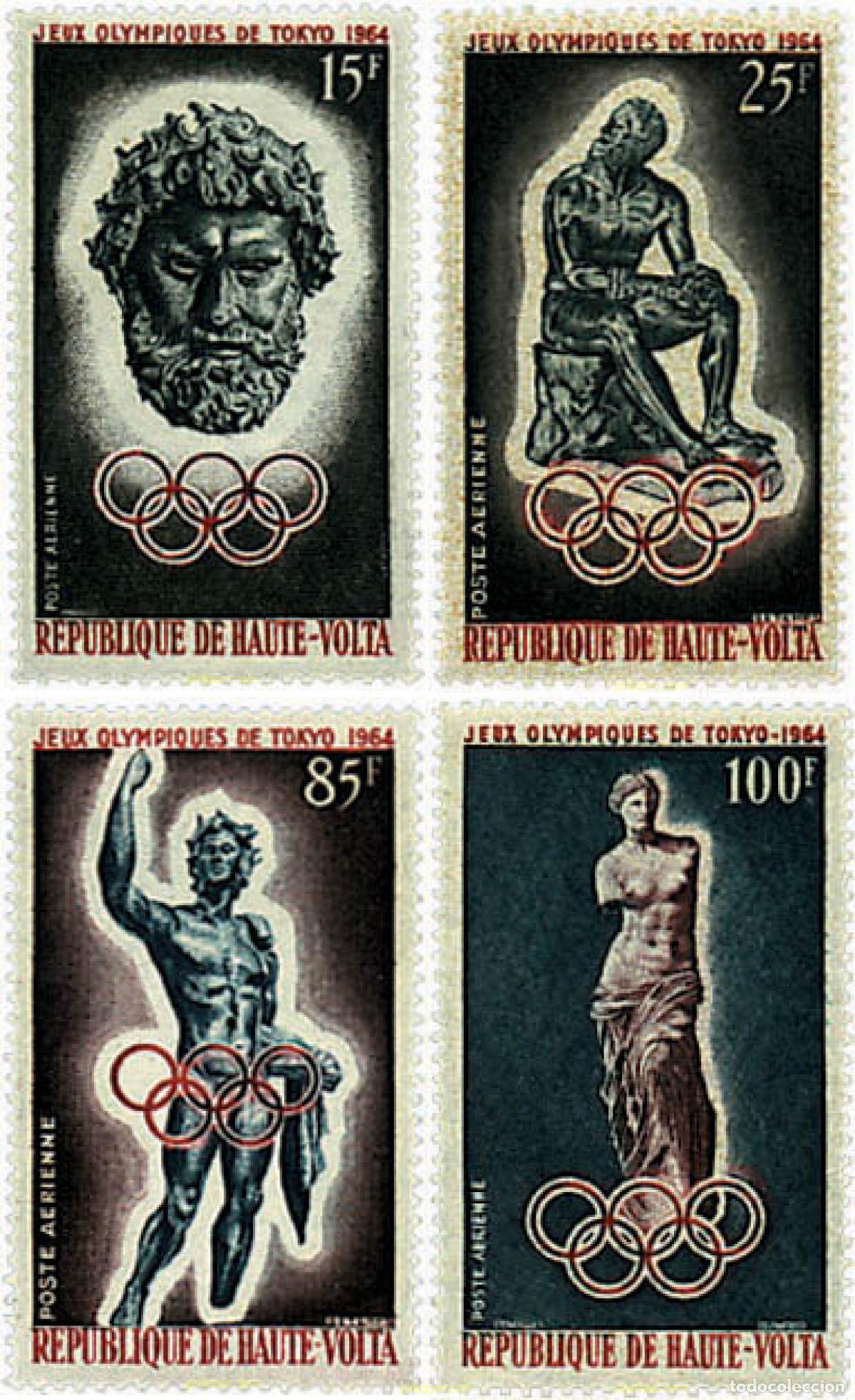 Sellos: 281787 HINGED ALTO VOLTA 1964 18 JUEGOS OLIMPICOS VERANO TOKIO 1964