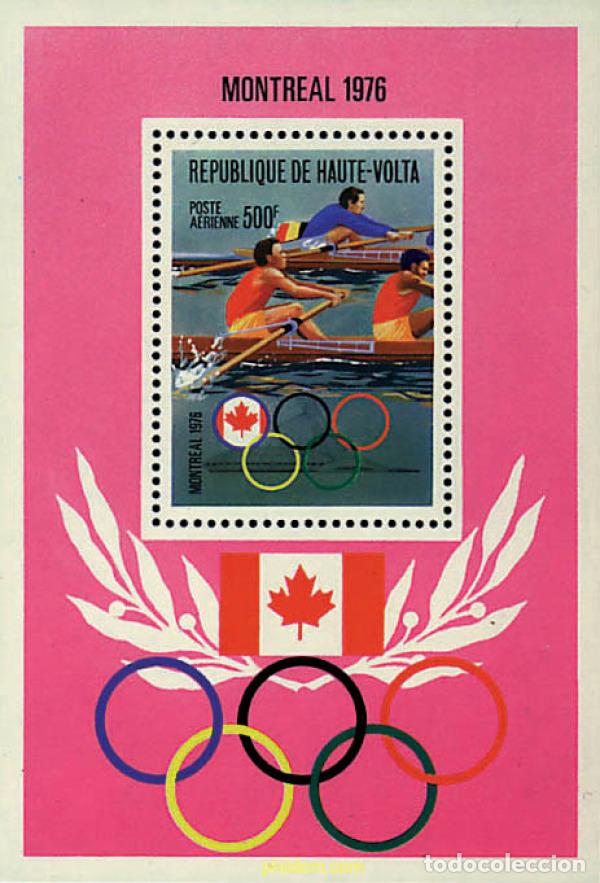 Sellos: 34879 MNH ALTO VOLTA 1977 21 JUEGOS OLIMPICOS VERANO MONTREAL 1976