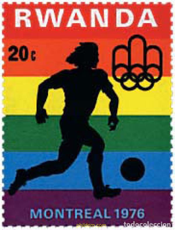 Sellos: 367058 MNH RUANDA 1976 21 JUEGOS OLIMPICOS VERANO MONTREAL 1976