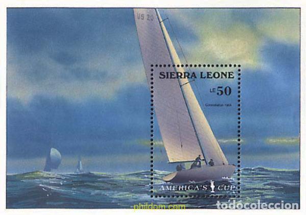 Briefmarken: 92098 MNH SIERRA LEONA 1987 DEPORTES NAUTICOS