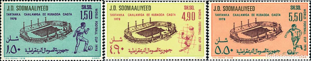 Sellos: 91791 MNH SOMALIA 1978 COPA DEL MUNDO DE FUTBOL. ARGENTINA-78
