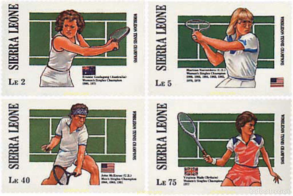Sellos: 367868 MNH SIERRA LEONA 1987 TENIS