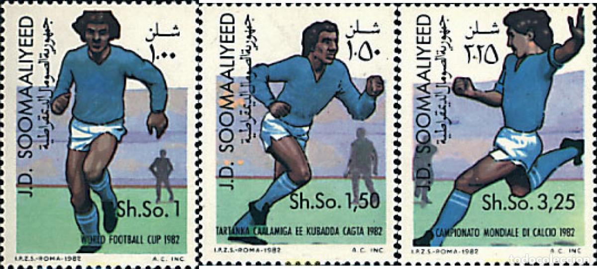 Sellos: 27710 MNH SOMALIA 1982 COPA DEL MUNDO DE FUTBOL. ESPA&Ntilde;A-82