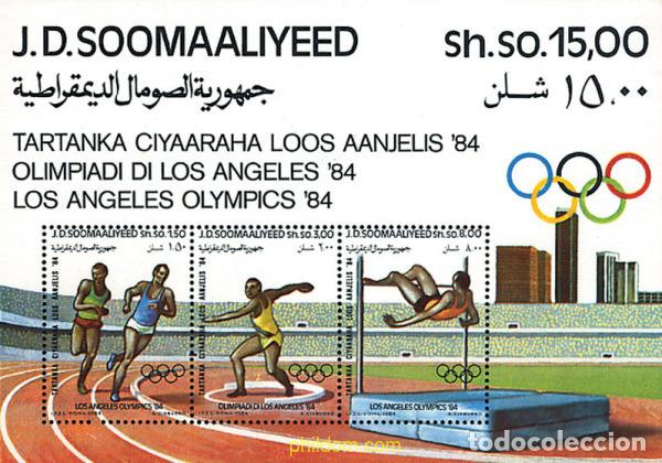 Sellos: 54420 MNH SOMALIA 1984 23 JUEGOS OLIMPICOS VERANO LOS ANGELES 1984