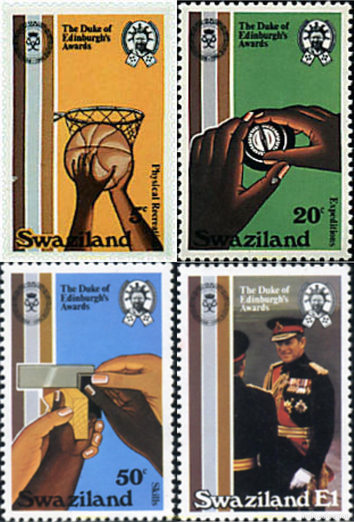 Sellos: 52335 MNH SWAZILANDIA 1981 25 ANIVERSARIO DE LOS PREMIOS DEL DUQUE DE EDIMBURGO