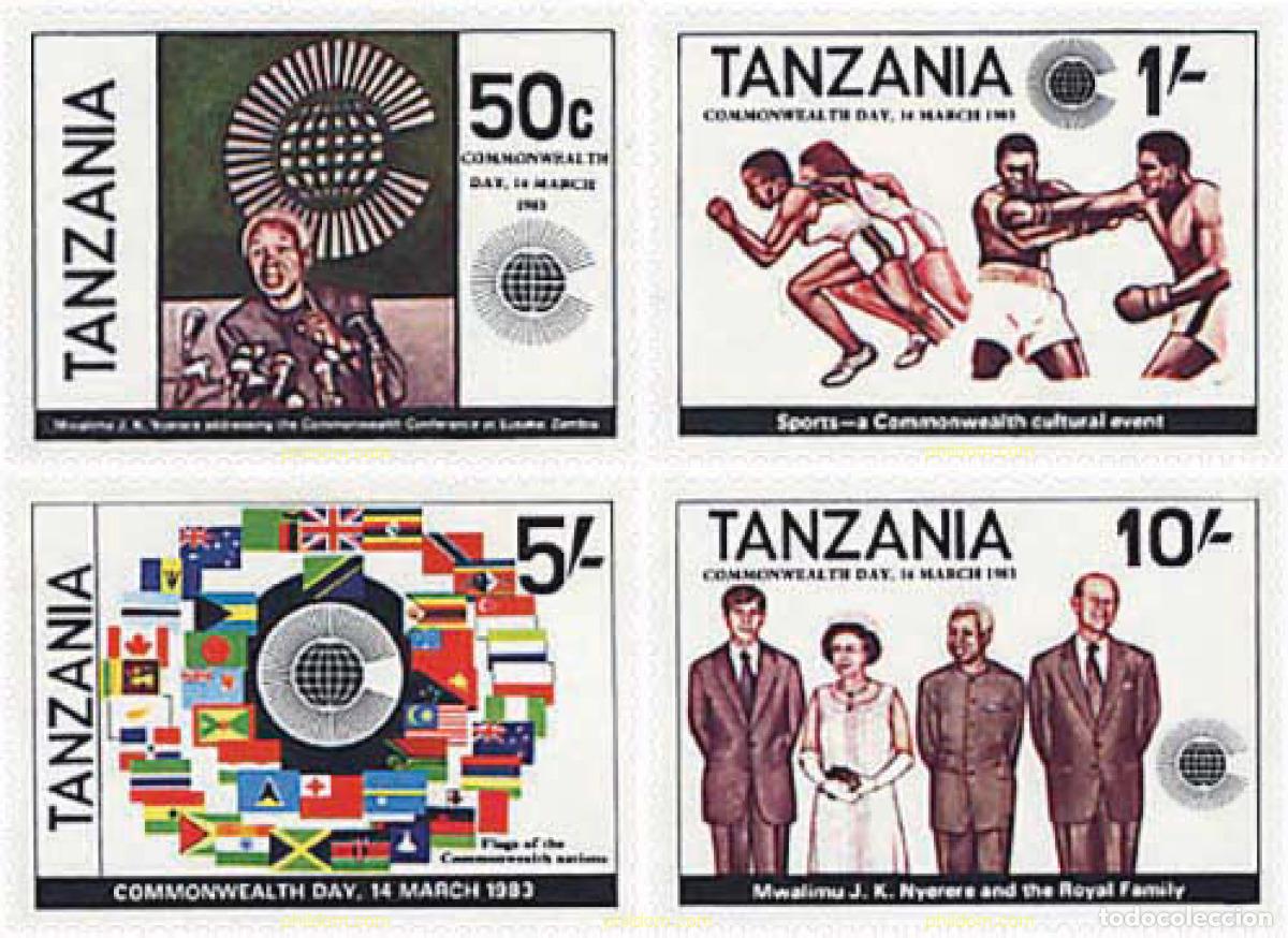 Selos: 40034 MNH TANZANIA 1983 DIA DE LA COMMONWEALTH