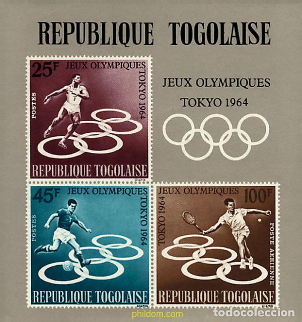 Selos: 90316 MNH TOGO 1964 18 JUEGOS OLIMPICOS VERANO TOKIO 1964