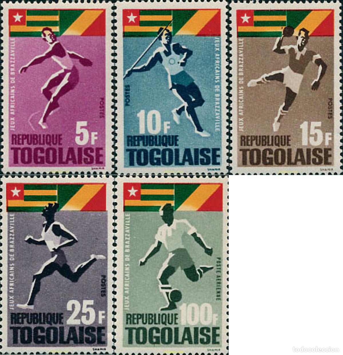 Timbres: 90319 MNH TOGO 1965 JUEGOS AFRICANOS EN BRAZAVILLE