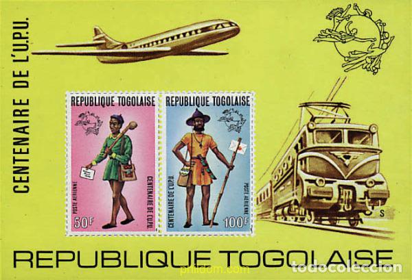 Sellos: 58891 MNH TOGO 1974 CENTENARIO DE LA UNION POSTAL UNIVERSAL