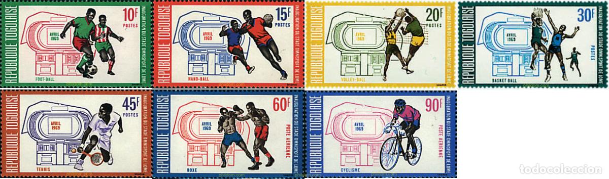 Sellos: 52902 MNH TOGO 1969 INAUGURACION DEL ESTADIO DE LOME