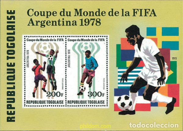 Sellos: 54428 MNH TOGO 1978 COPA DEL MUNDO DE FUTBOL. ARGENTINA-78