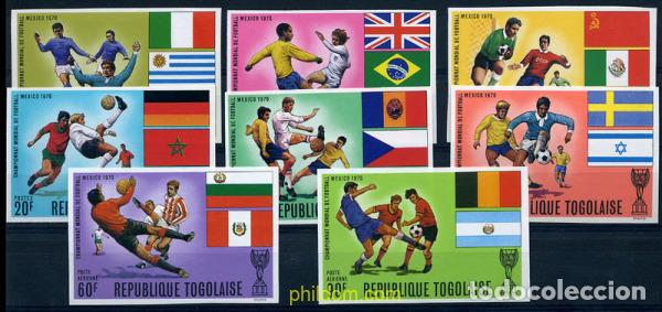 Sellos: 13345 MNH TOGO 1970 COPA DEL MUNDO DE FUTBOL. MEXICO-70