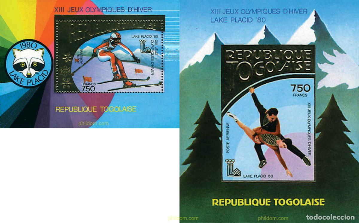 Sellos: 73068 MNH TOGO 1980 13 JUEGOS OLIMPICOS INVIERNO LAKE PLACID 1980