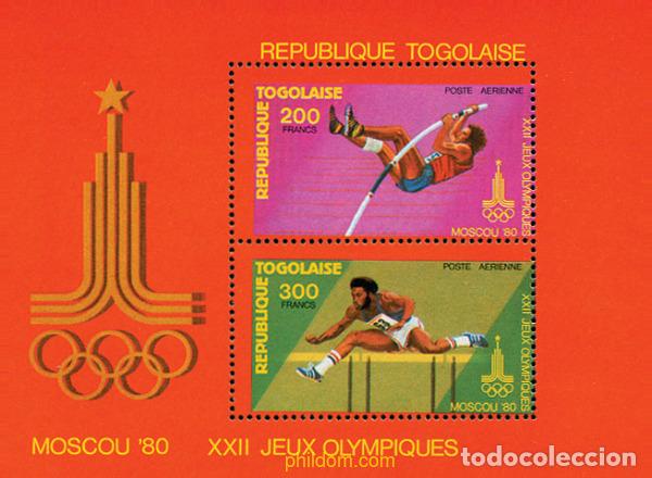 Sellos: 69877 MNH TOGO 1980 22 JUEGOS OLIMPICOS VERANO MOSCU 1980