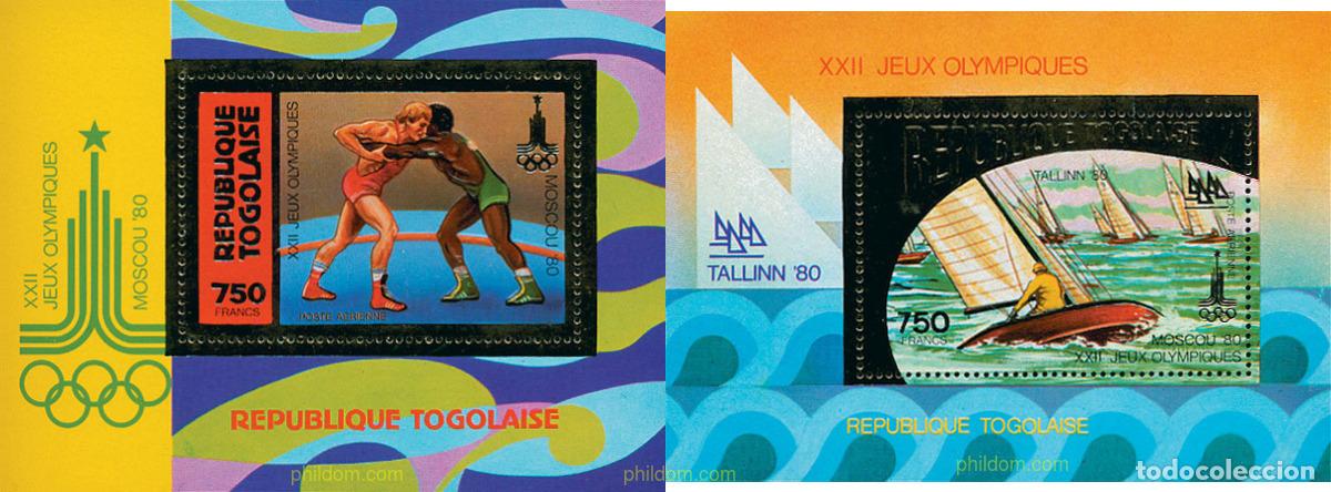Sellos: 365731 MNH TOGO 1980 22 JUEGOS OLIMPICOS VERANO MOSCU 1980
