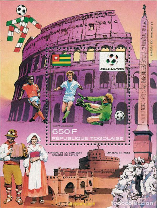 Sellos: 79427 MNH TOGO 1989 COPA DEL MUNDO DE FUTBOL. ITALIA-90